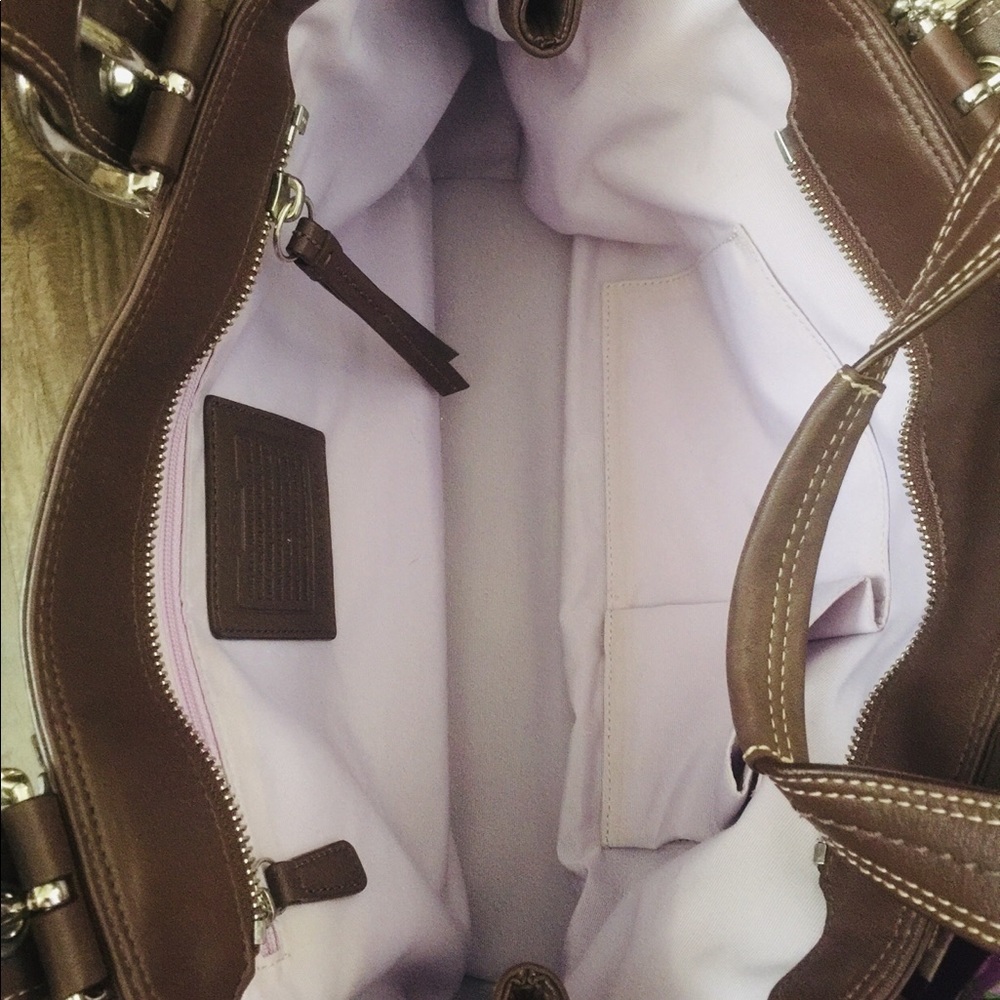 Coach brown handbag - Picture 4 of 7